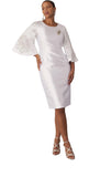 chancelel 9737 white dress