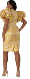 Chancele 9746 yellow dress