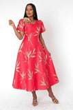 Chancele 9813 raspberry dress