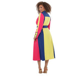 Donna Vinci 12197 multi colored dress