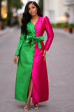 Pink maxi dress