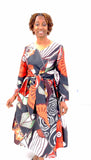 Giovanna D1622 African print maxi dress