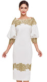 Serafina 6423 Off White Dress
