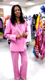 Lily & Taylor 4373 pink pant suit