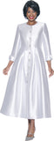 Terramina 7057 Women's white clergy robe