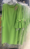 Lily & Taylor 4154 light green dress