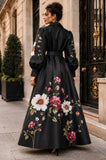 Midnight Garden Maxi Dress