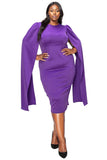 Purple Cape dress