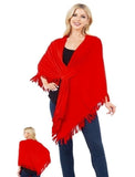 Red Solid Shawl