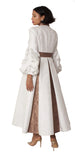 Tally Taylor 4850 women's white clergy robe