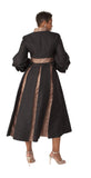 Tally Taylor 4850 women's black clergy robe