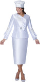 GMI 400862 white skirt suit