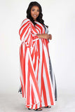 Ruched Sleeve Maxi Dress