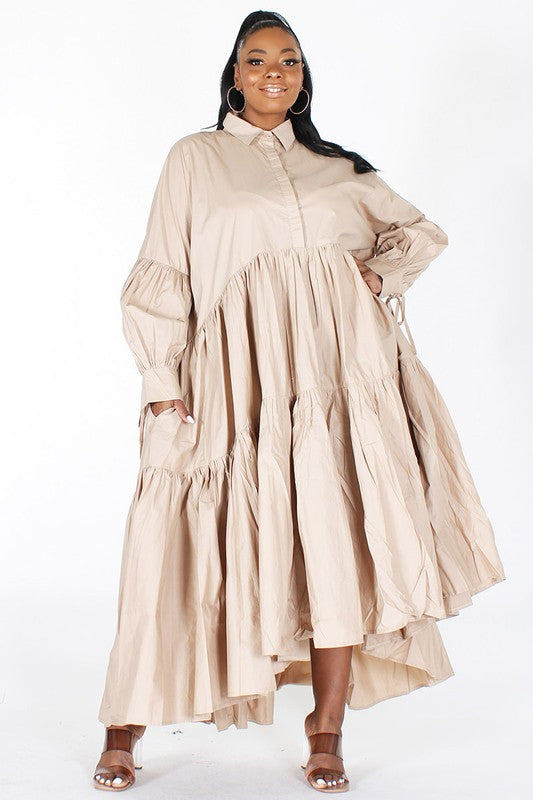 Oversized Maxi Dress – Diva's Den Fashion, LLC