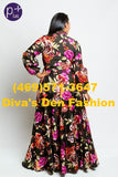 5th Culture 1840-10 Floral Dress