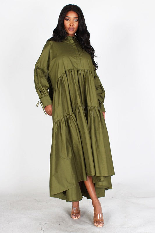 Oversized Maxi Dress – Diva's Den Fashion, LLC