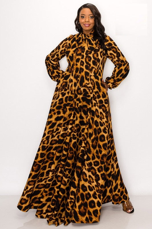 long sleeve leopard maxi dress Amazon.com: LXYZXZ Leopard Print Dress Long Sleeve Dress Side Split Sexy  Dress Bodycon Dress Turtleneck Dresses for Women Maxi Dress (Cheetah,Small)  : Clothing, Shoes & Jewelry