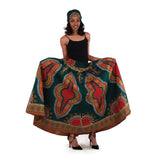African Print Dashiki Maxi Skirt