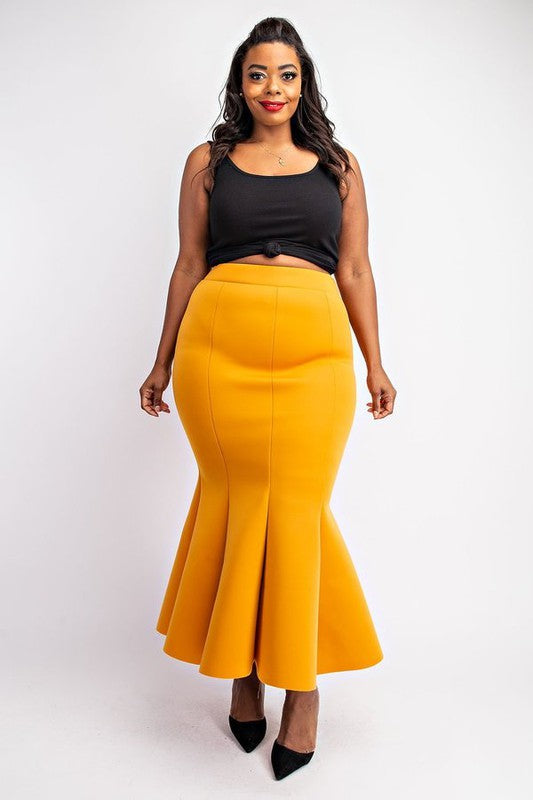 Plus Size Mermaid Skirt – Diva's Den Fashion, LLC