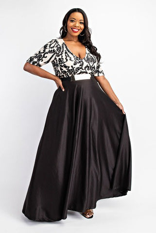 Sequins Top Maxi Dress – Diva's Den Fashion, LLC