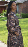 Leopard Coat Dress