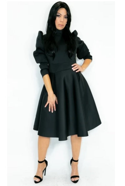 Midi Scuba Dress – Diva's Den Fashion, LLC