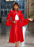 Donna Vinci 12014 bell sleeve jacket dress
