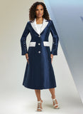 Donna Vinci 12015 rhinestone jacket dress
