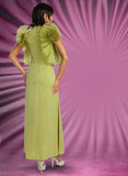 Donna Vinci 5797 sage green dress