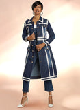 DV Jeans 8465 denim coat dress