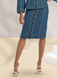 DV Jeans 8470 denim Skirt