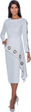 Devine Sport 63742 white denim skirt suit