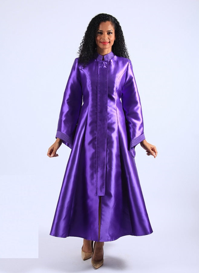 green emerald velvet dress FAD-4U Womens Church Clergy Dress Spring/Autumn Long Sleeve Rows Buttons A  Line Dress with Tab Collar and Belt Black at Amazon Women's Clothing store main image 1