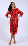 Diana 8660 red dress