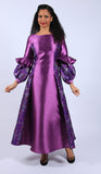 Diana 8664 purple dress