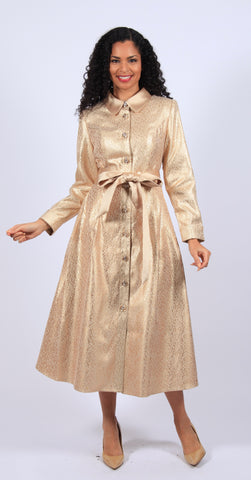 Diana 8699 gold maxi dress
