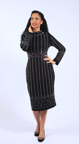Diana 8703 Black dress
