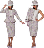 Divine Queen 1943 jacquard skirt suit