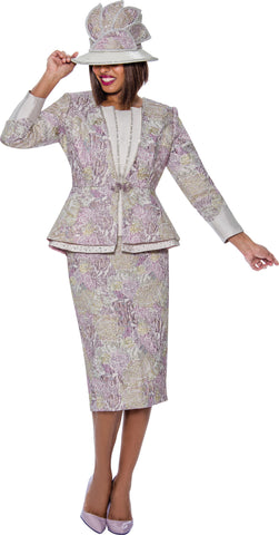 Divine Queen 1943 peplum skirt suit