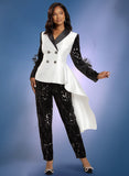 Donna Vinci 11986 sequins pant suit