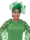 Dorinda Clark 4861 emerald green fascinator