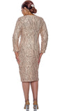 Dorinda Clark 5041 rose gold dress