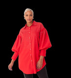 For Her NYC 82214 red top