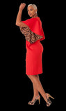 For Her NYC 82240 red dress