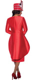 GMI 9793 red skirt suit