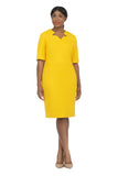 Giovanna D1515 yellow dress