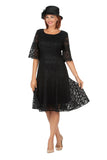 Giovanna D1541 black lace dress