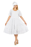 Giovanna D1559 white popcorn dress