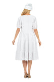 Giovanna D1559 white a line dress