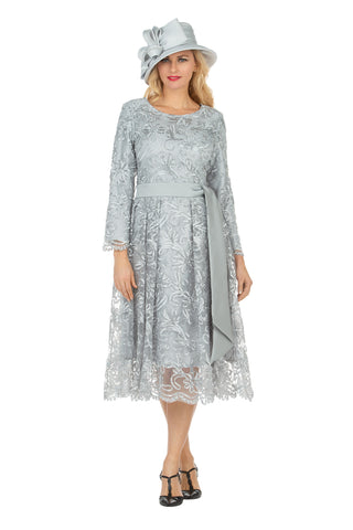 Giovanna D1561 silver lace dress